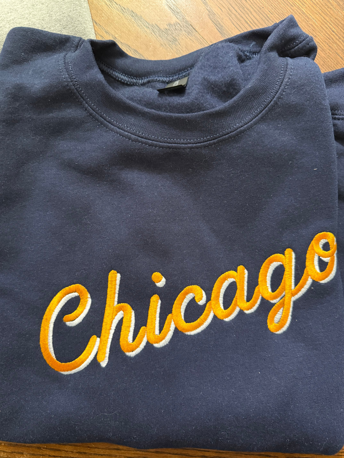 Embroidered Chicago Crewneck Sweatshirt