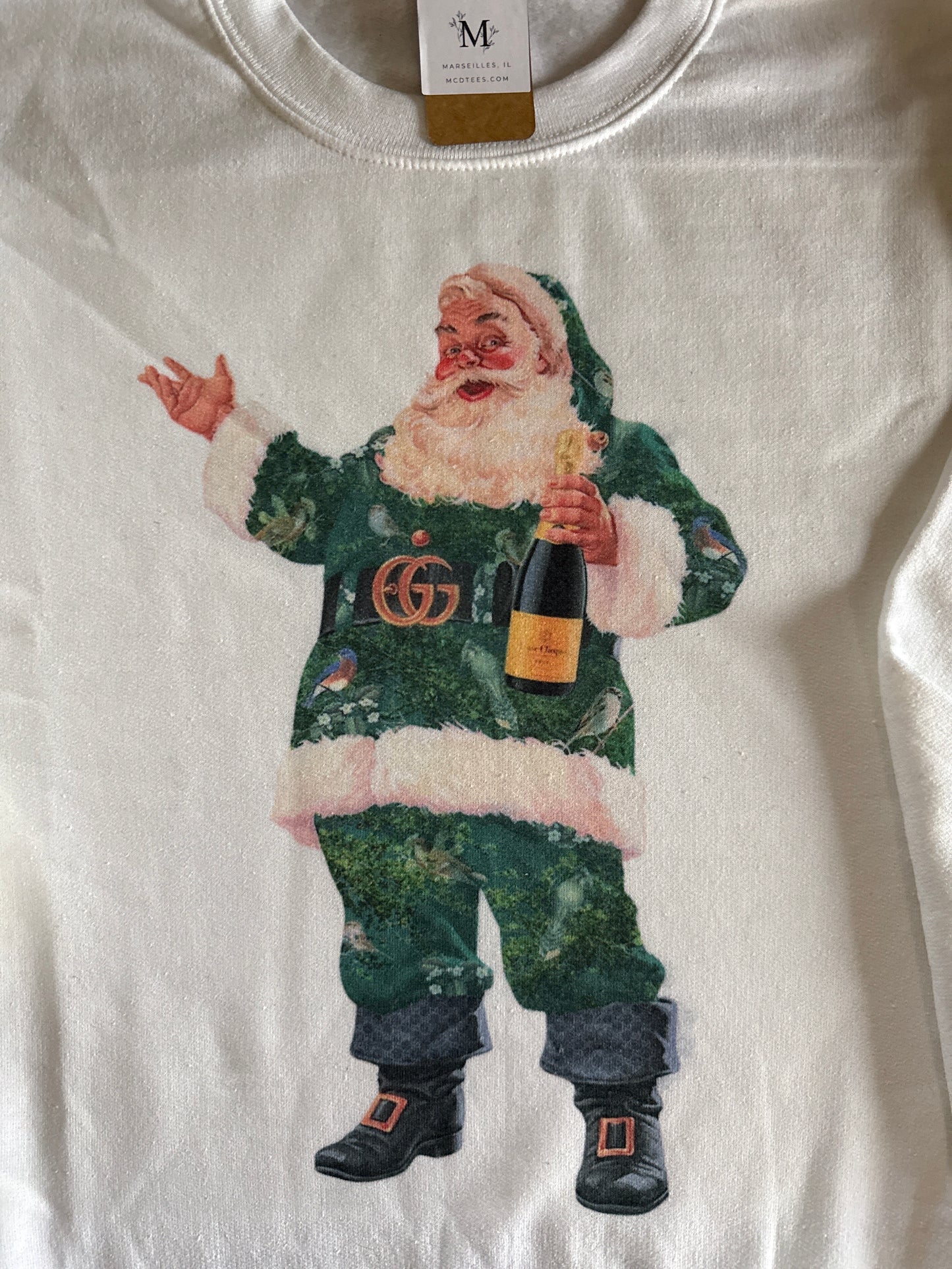 Bougie Santa Champagne