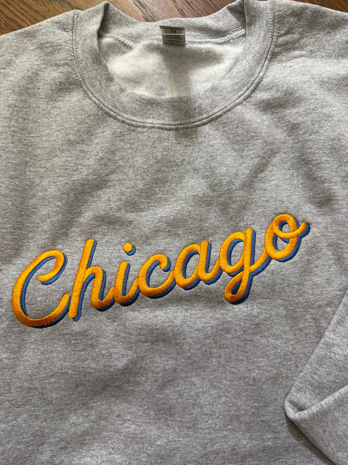 Embroidered Chicago Crewneck Sweatshirt