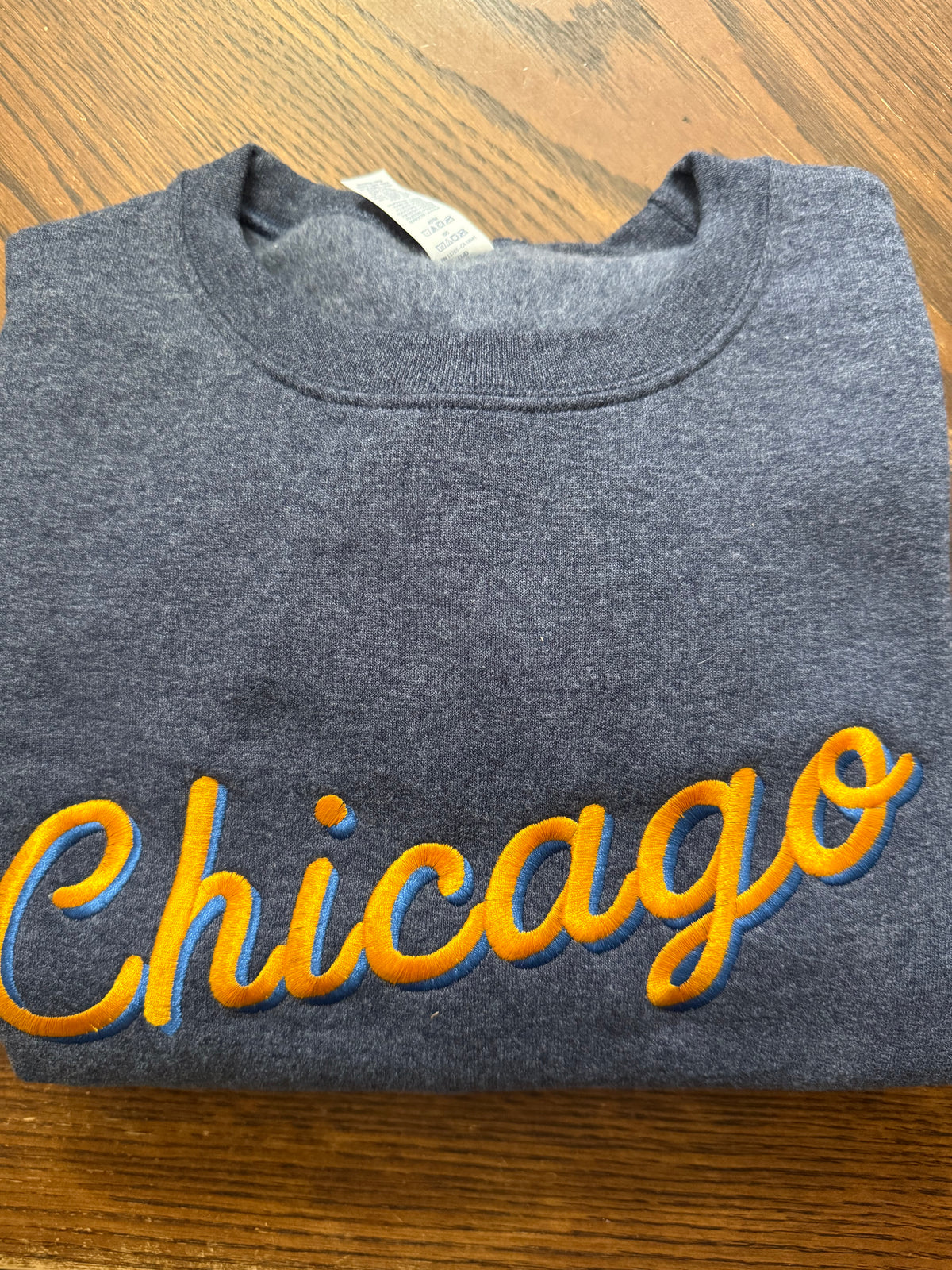 Embroidered Chicago Crewneck Sweatshirt