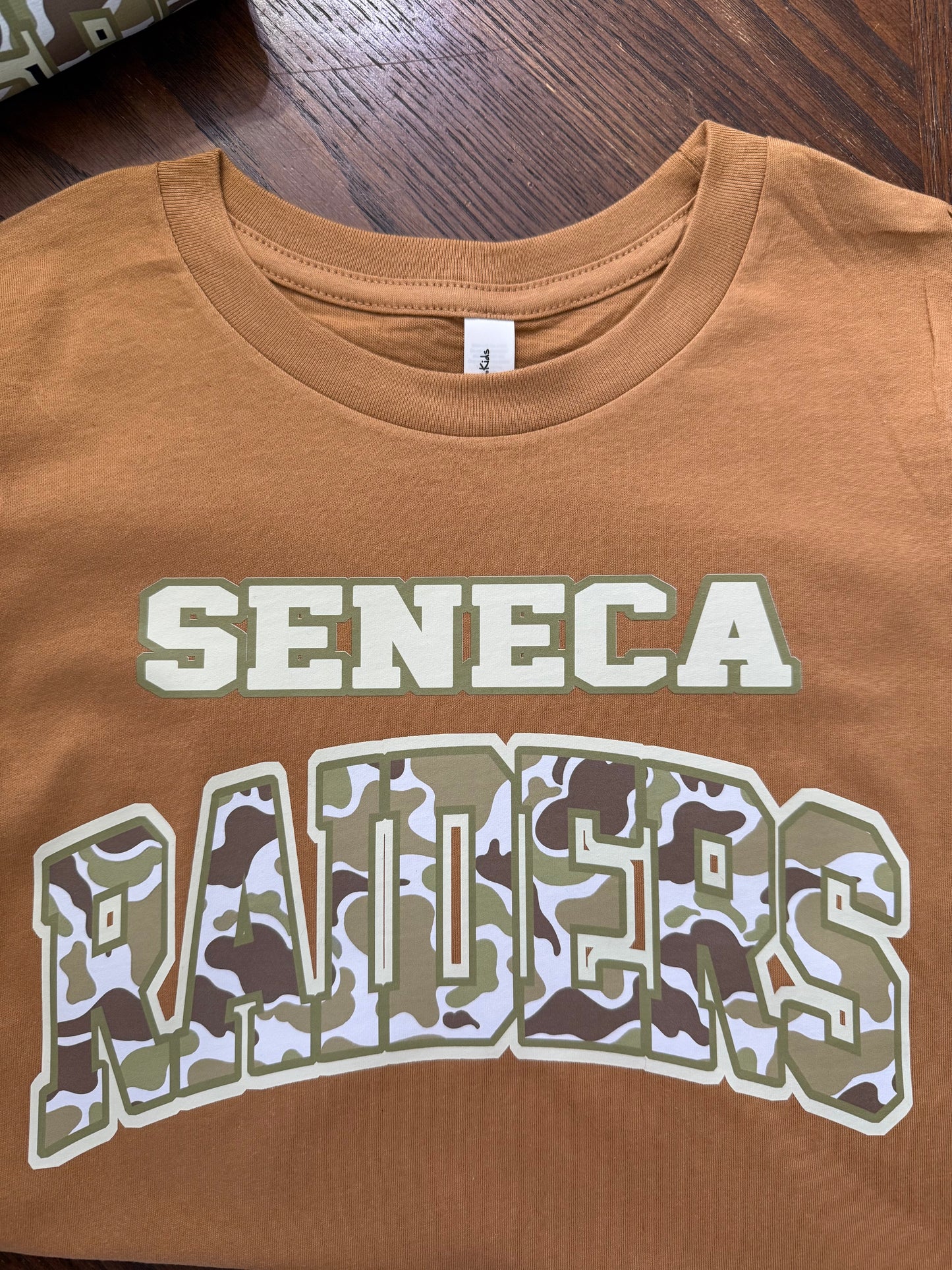 Seneca Raiders Camo Tee