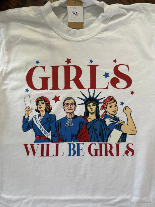 Youth Girls Will Be Girls tee