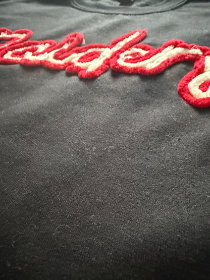 Chenille stitched Raiders crewneck