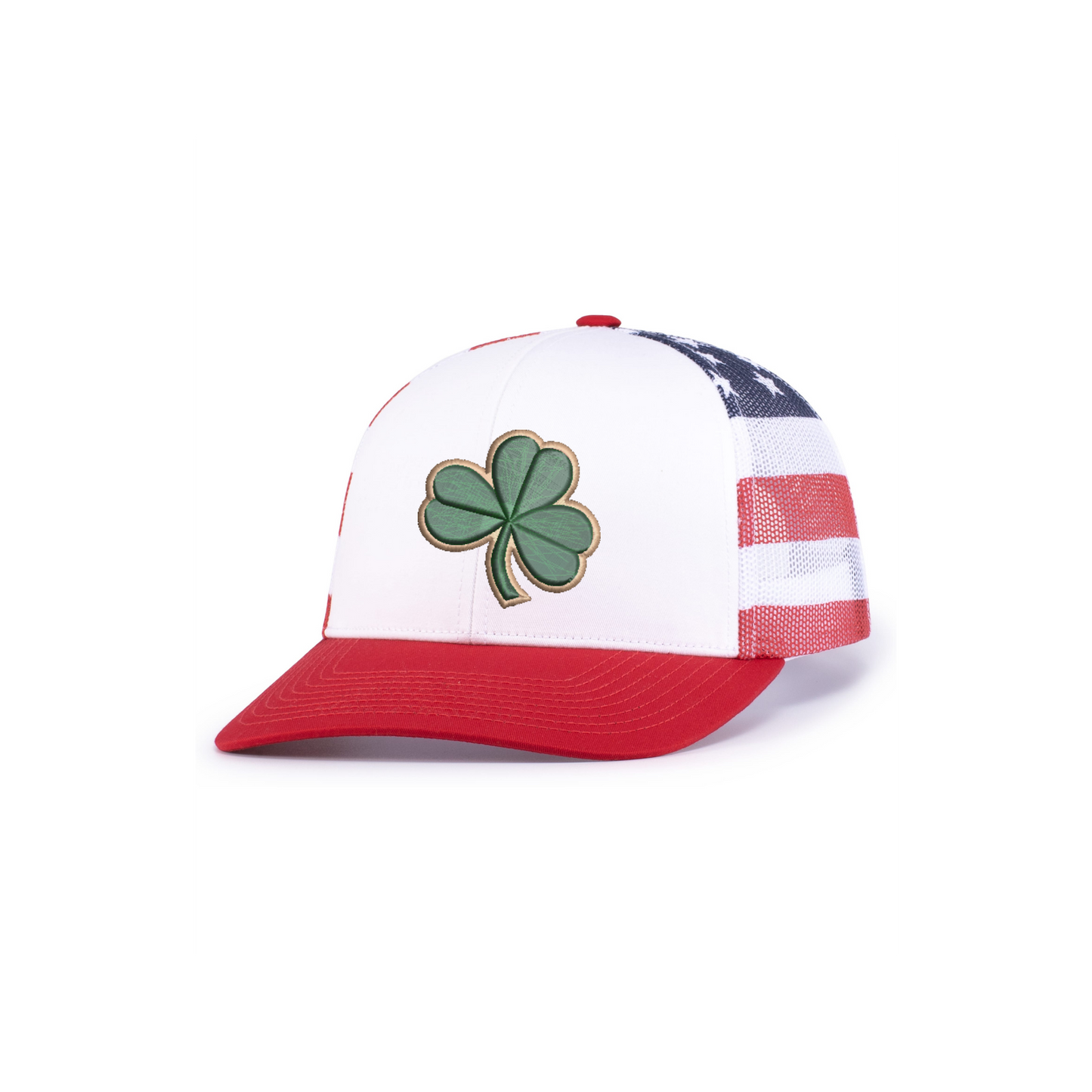 Irish Embroidered Flag Trucker Hat