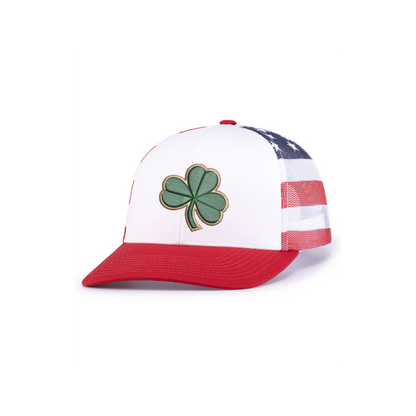 Irish Embroidered Flag Trucker Hat