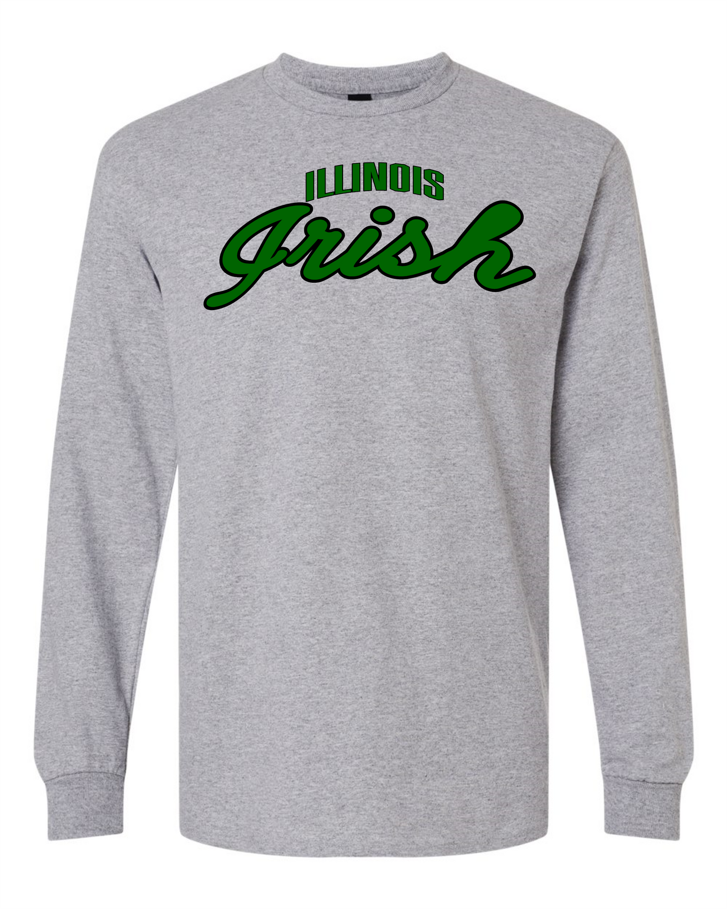 Illinois Irish Long Sleeve Tee