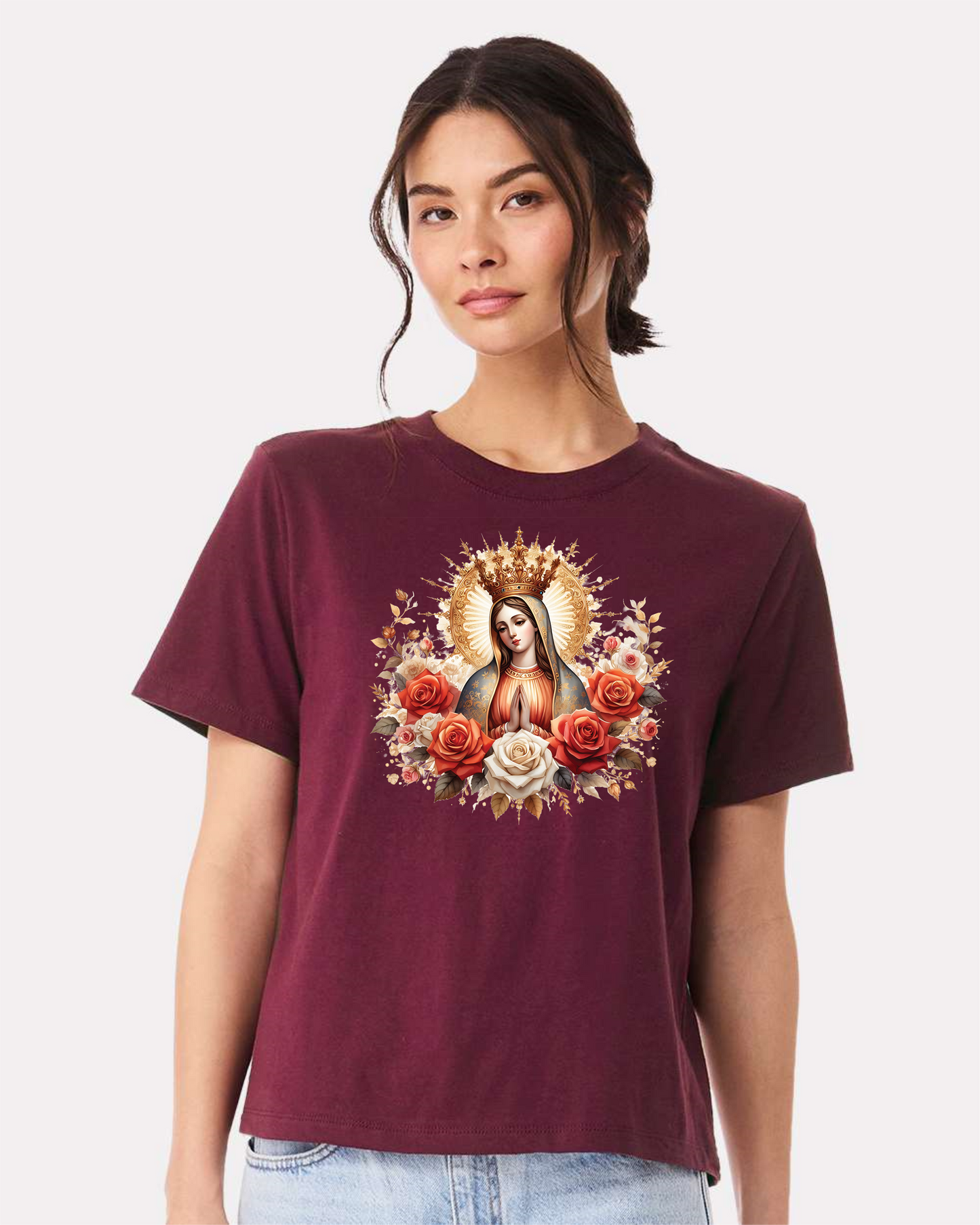 Women’s Cut Tee: Blessed Virgin Mary